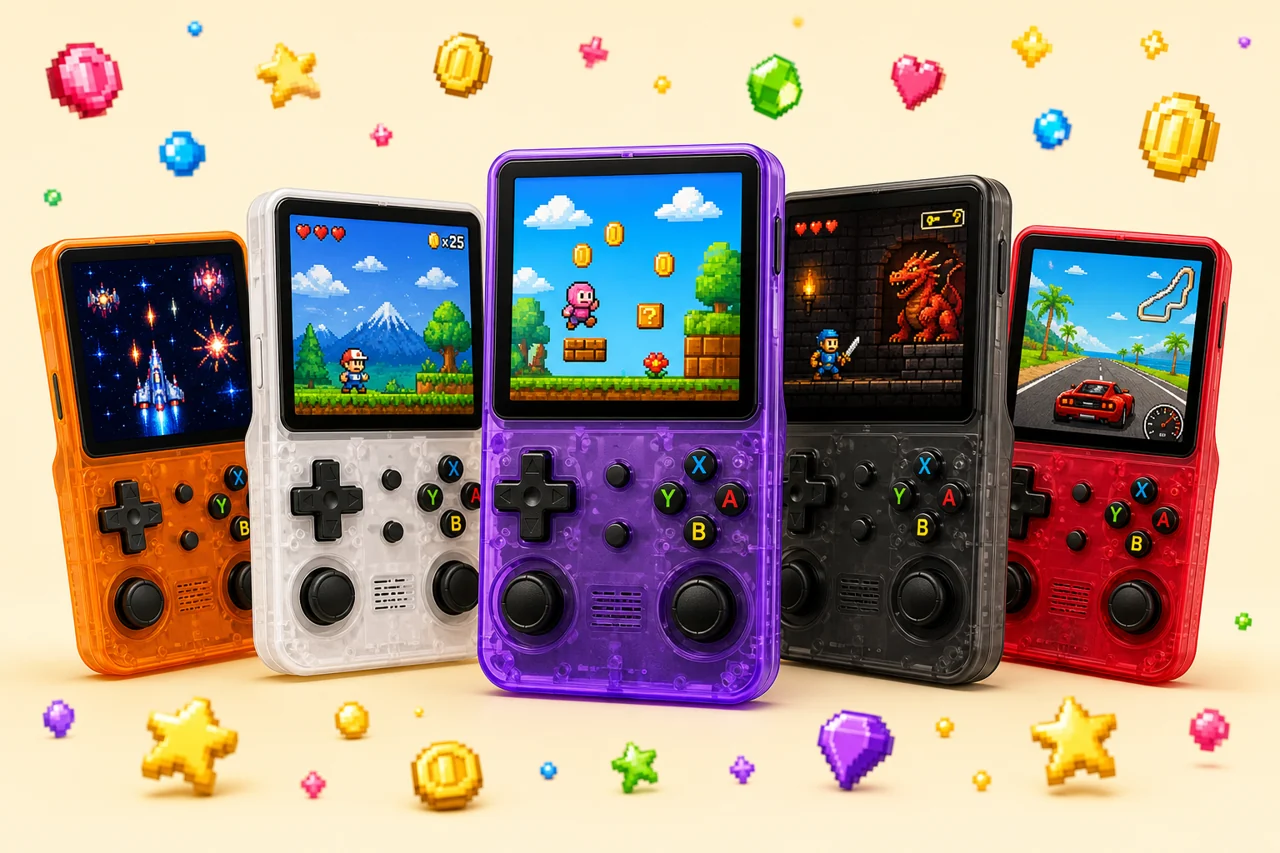 Console rétro R36S dans tous les coloris